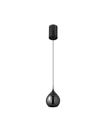 DROP * COLGANTE LED 7W 3000K 36° NEGRO PERLA